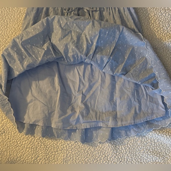 Joie Adel Cornflower Blue Swiss Dot Shirt Dress Small - Picture 12 of 16